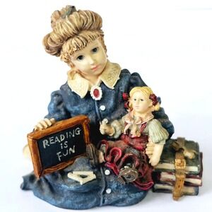 Yesterday's Child Dollstone‎ Collection Michelle w/Daisy Reading is Fun - M702.1